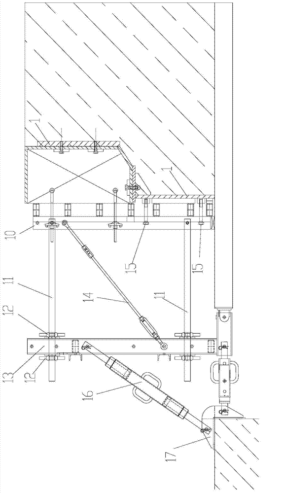 End steel shell mounting and positioning device and operation method