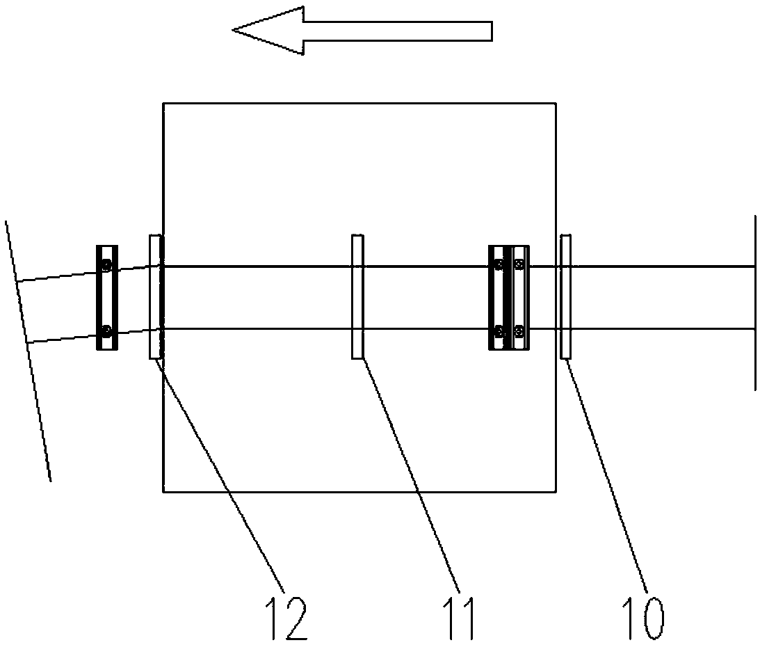 A metal hanger surface paint stripping equipment