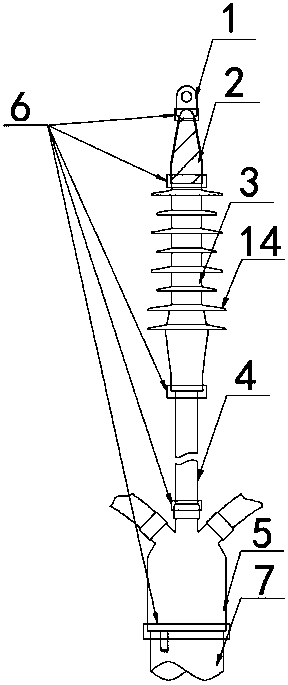 Reinforced waterproof medium-voltage cable accessory