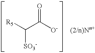 Liquid cleansing composition comprising a ternary mixture of anionic surfactants