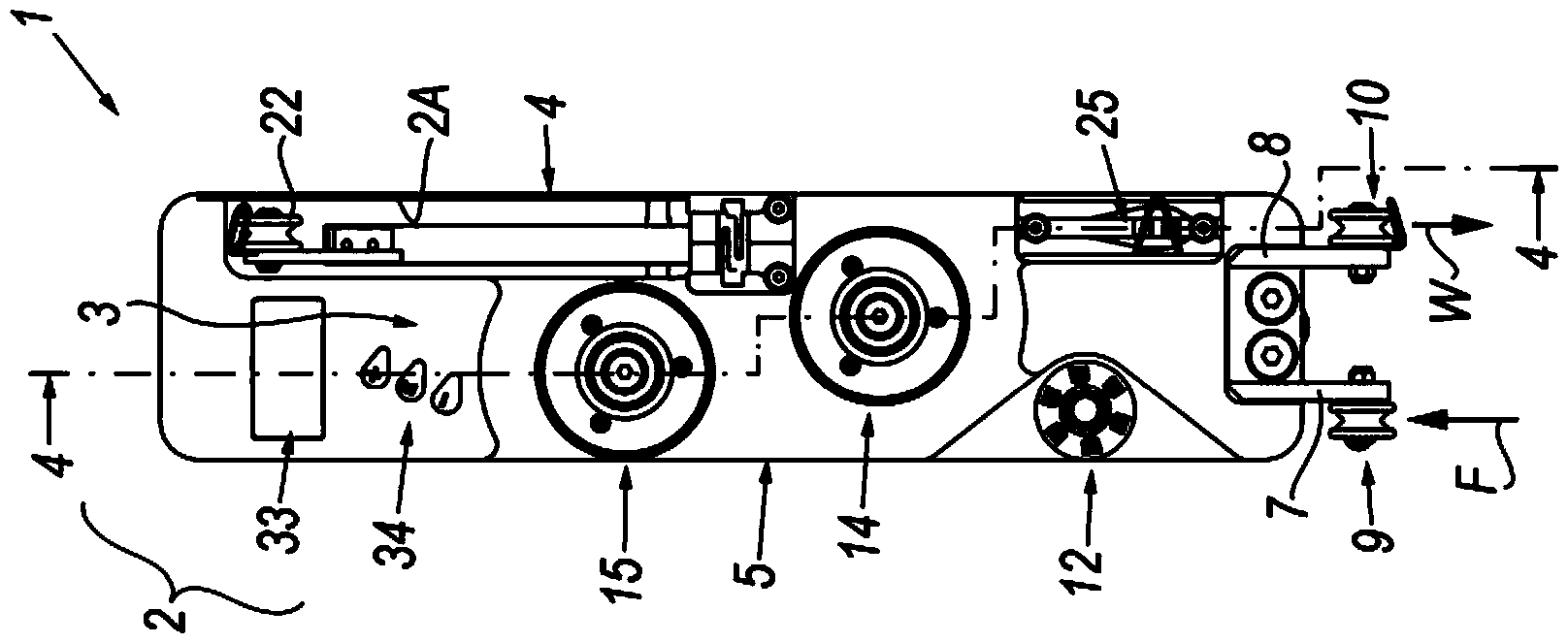 Positive feeder device for feeding metal wires at constant tension