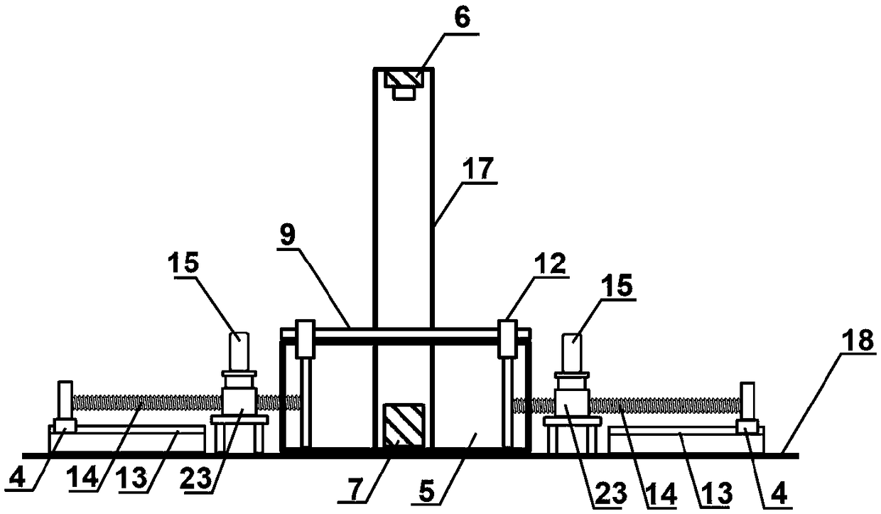 A bi-directional dynamic physical simulation experiment device and method for high gravity environment