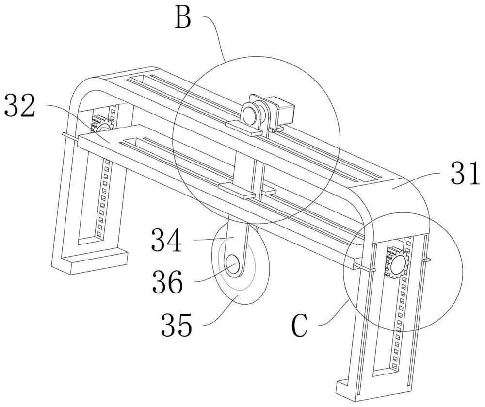 Plate equidistant cutting device for steel structure manufacturing