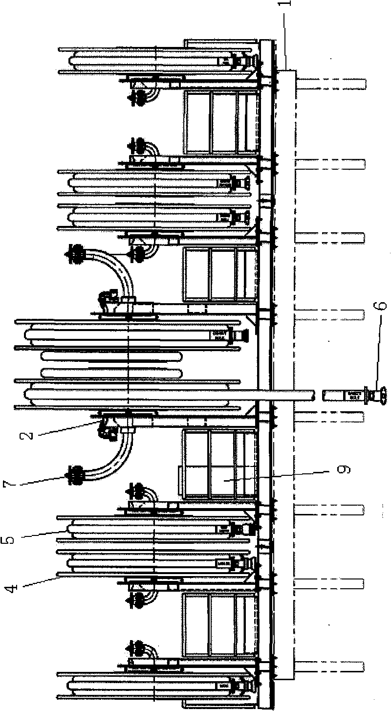 Filling station of semi-submersible type drilling platform