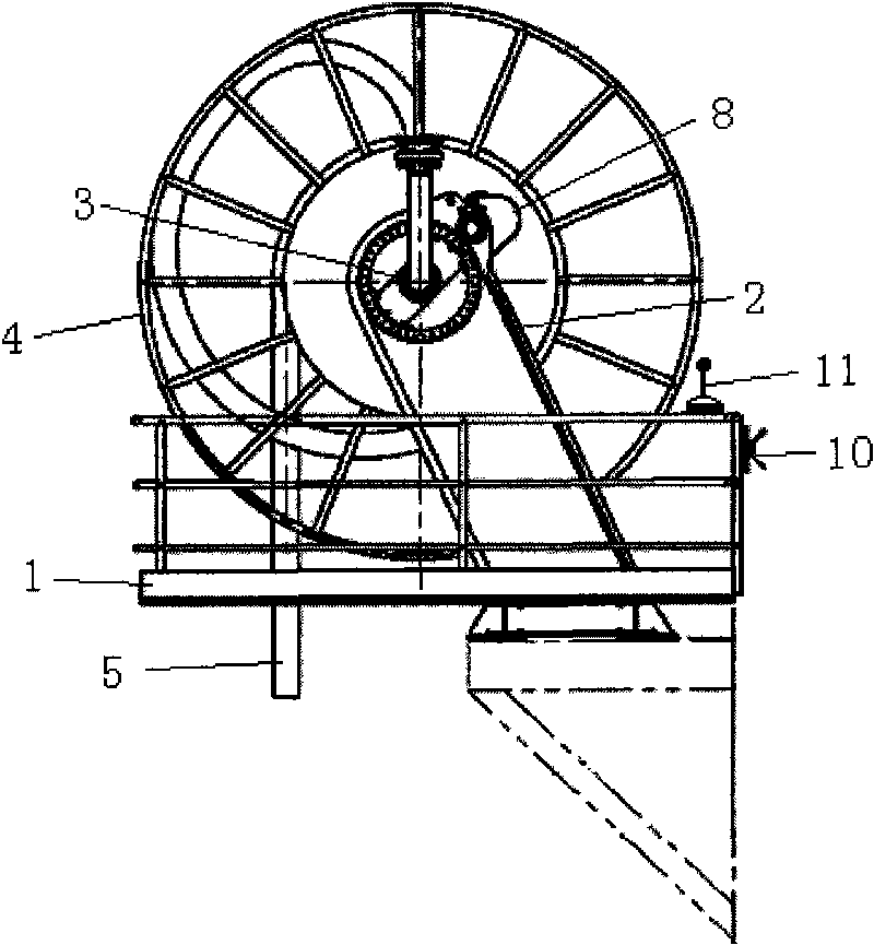 Filling station of semi-submersible type drilling platform