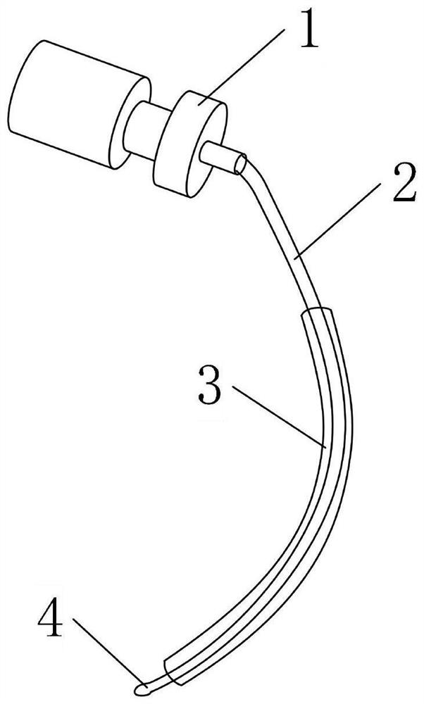 Disposable heparin-coated deep venous infusion tube capped core