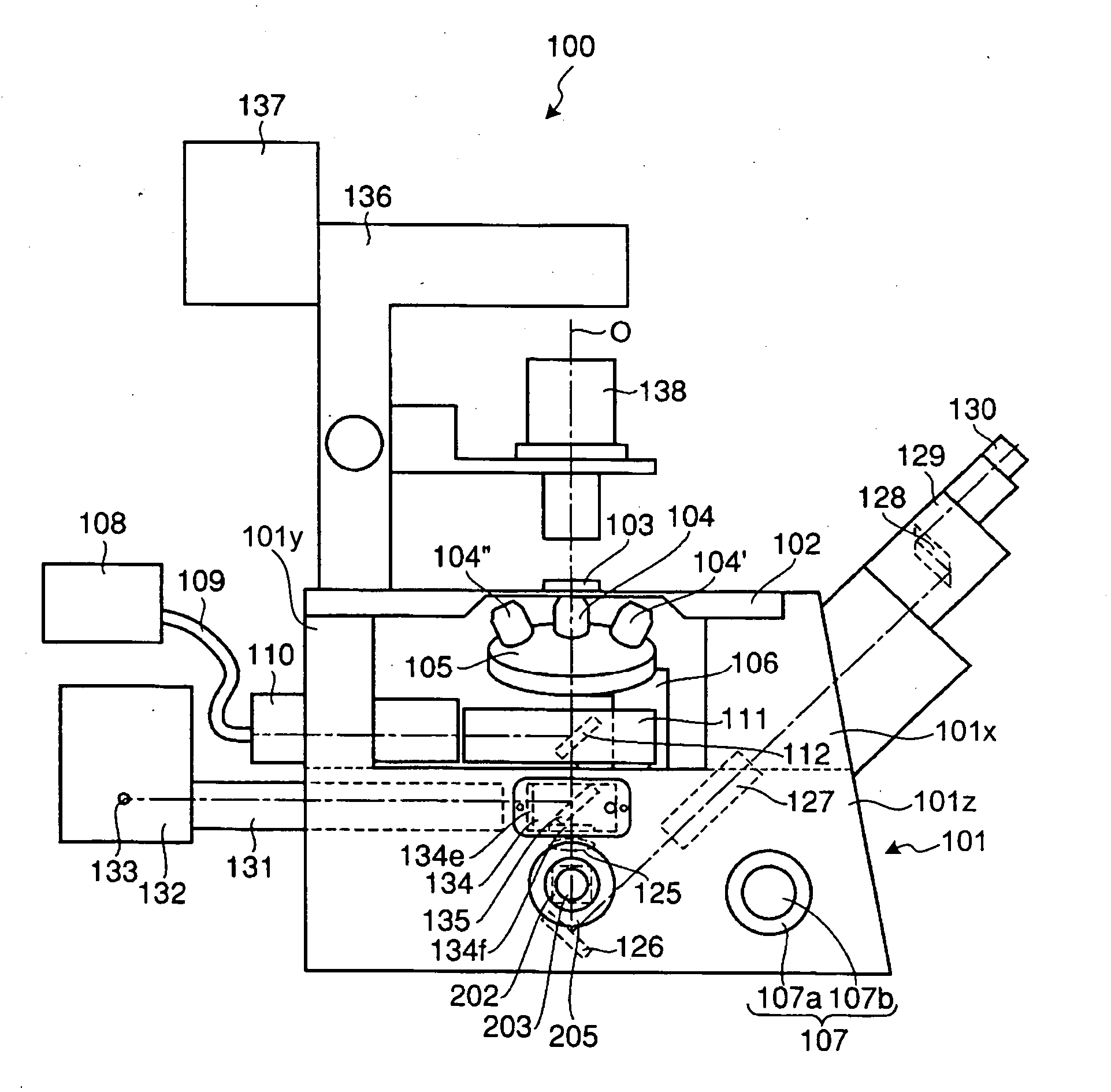 Inverted microscope