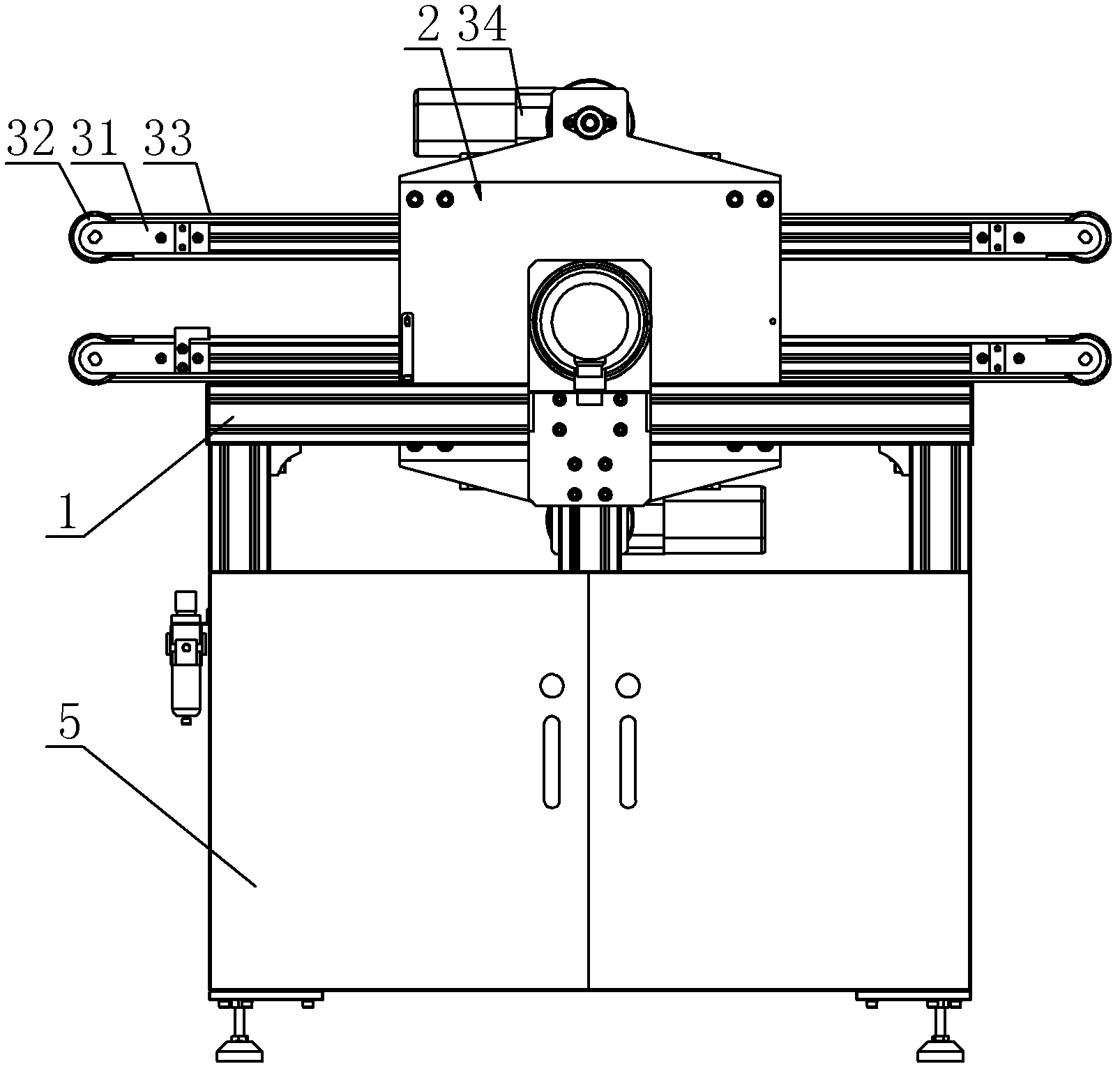 Clamping type rolling-over device for crystalline silicon photovoltaic assembly