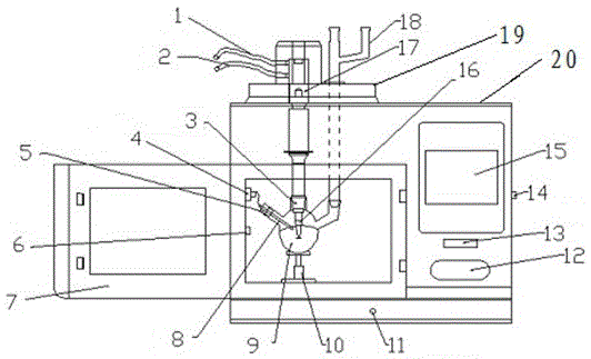 Ultrasonic microwave hydrothermal synergistic strengthening method and equipment for preparing high-purity ammonium paratungstate