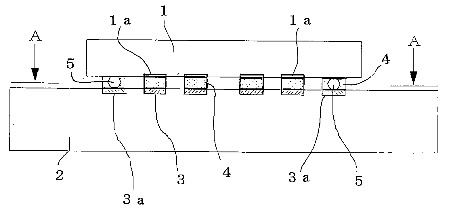 Semiconductor device mounted on substrate, and manufacturing method thereof