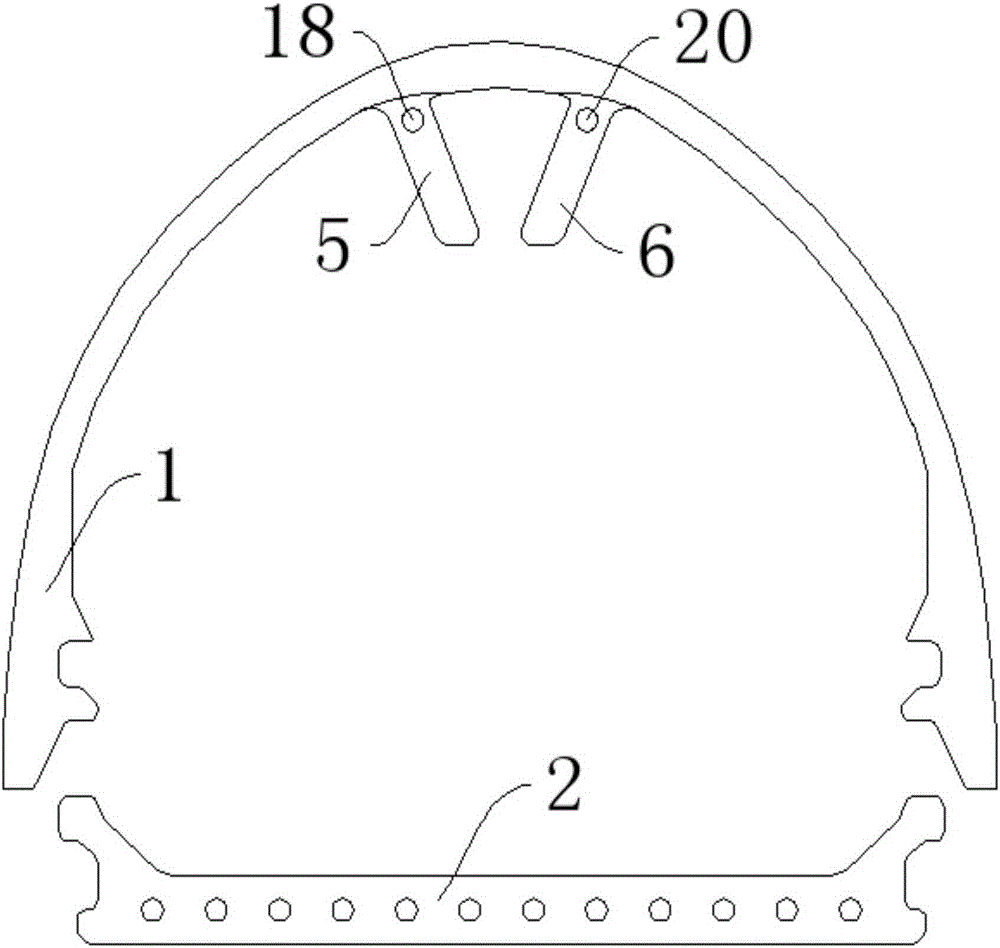 Plastic mold with internal adjustable installing support for sound equipment