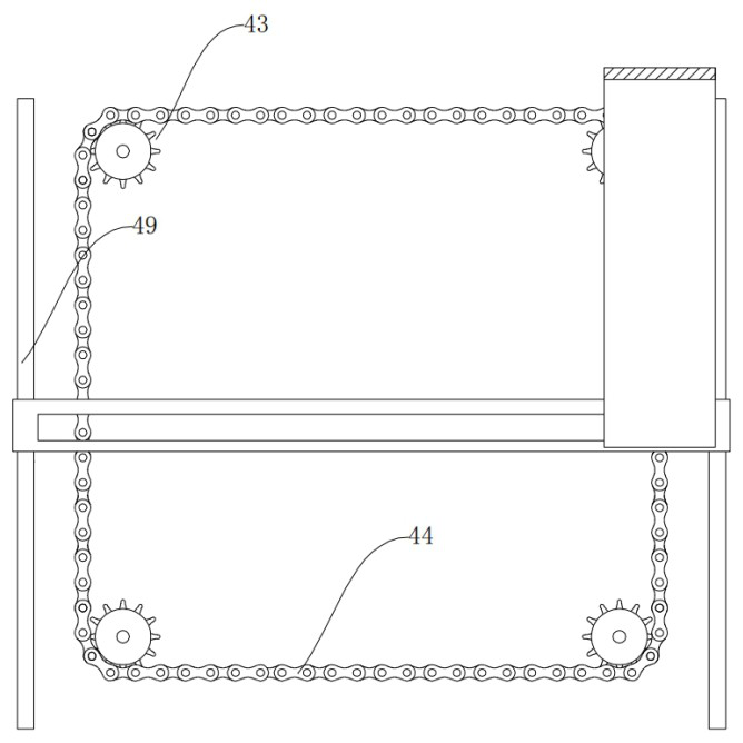 Self-resetting type intrusive and passive operation metal recovery machine for copper industry sewage treatment