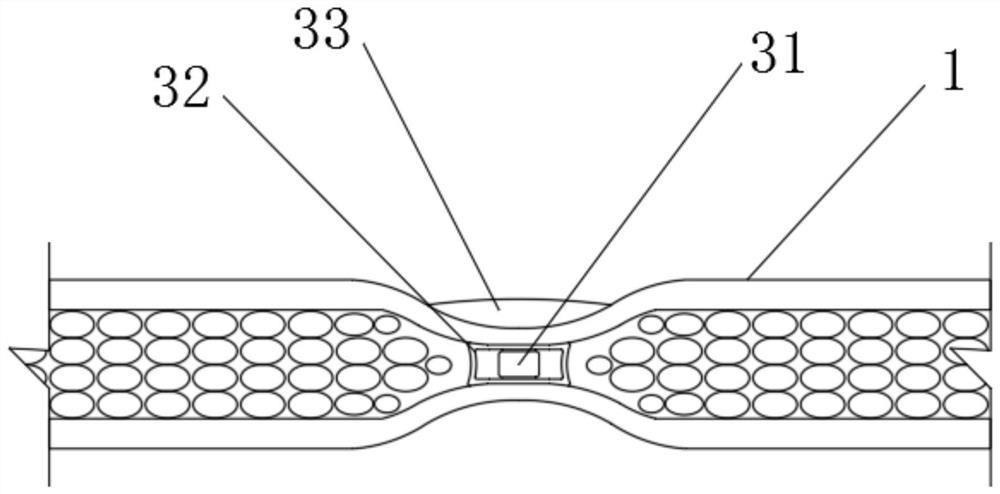 Color-changeable down jacket with temperature sensing function