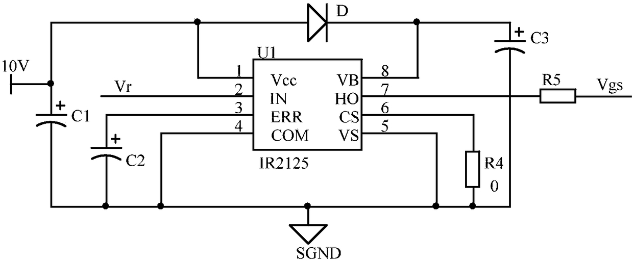 High power pulse load power soft start device and starting method