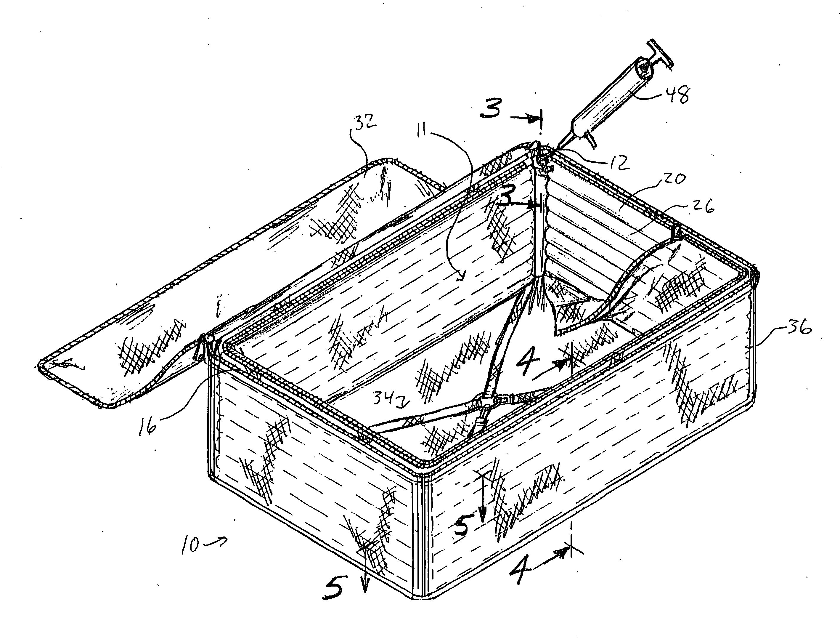 Inflatable air frame for soft-sided luggage and article of luggage incorporating same