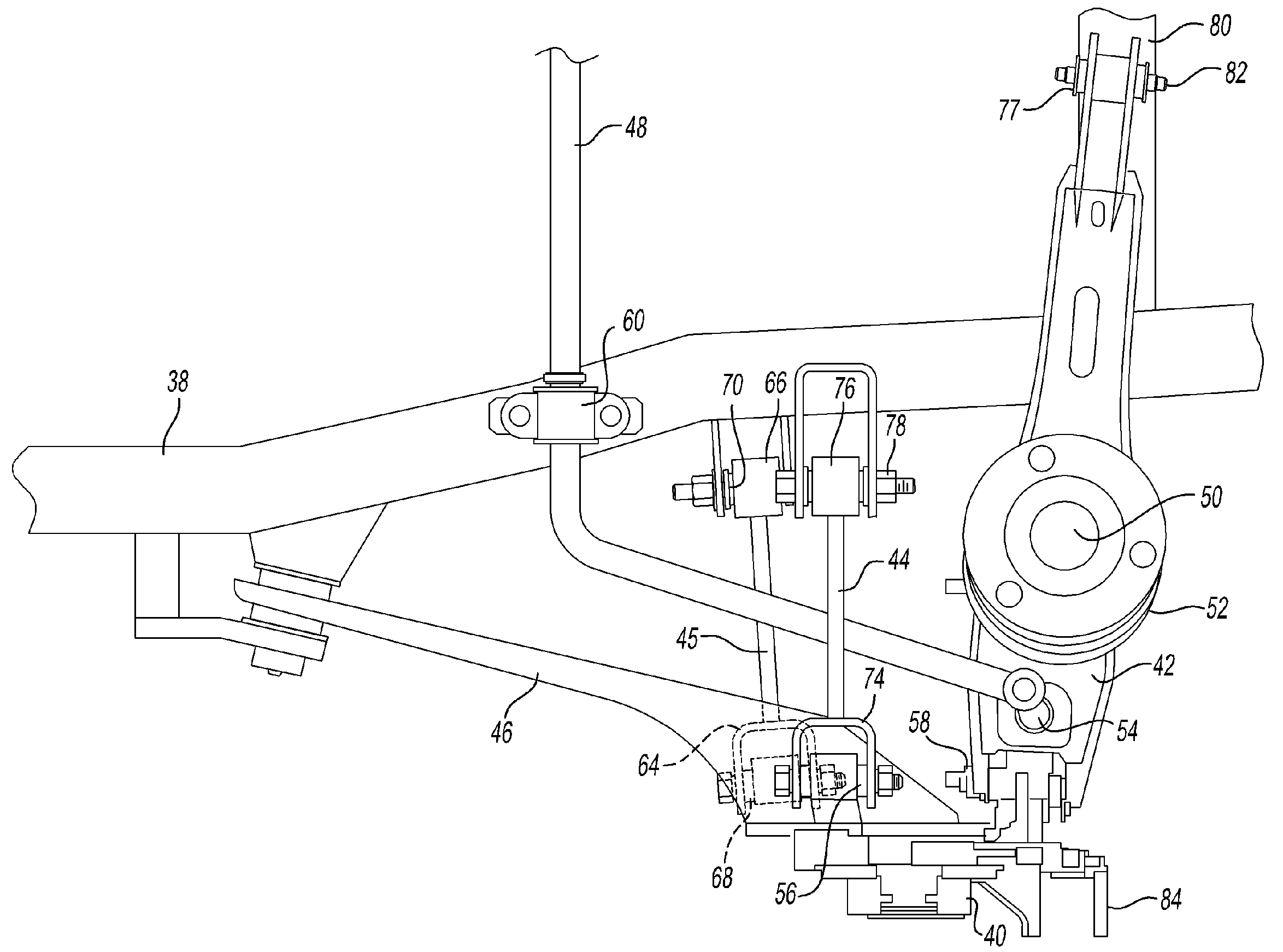 Independent rear suspension