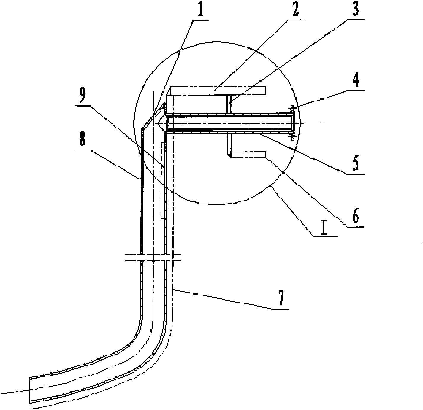 Manufacturing method of magnesium chloride discharge pipe of reactor for producing sponge titanium