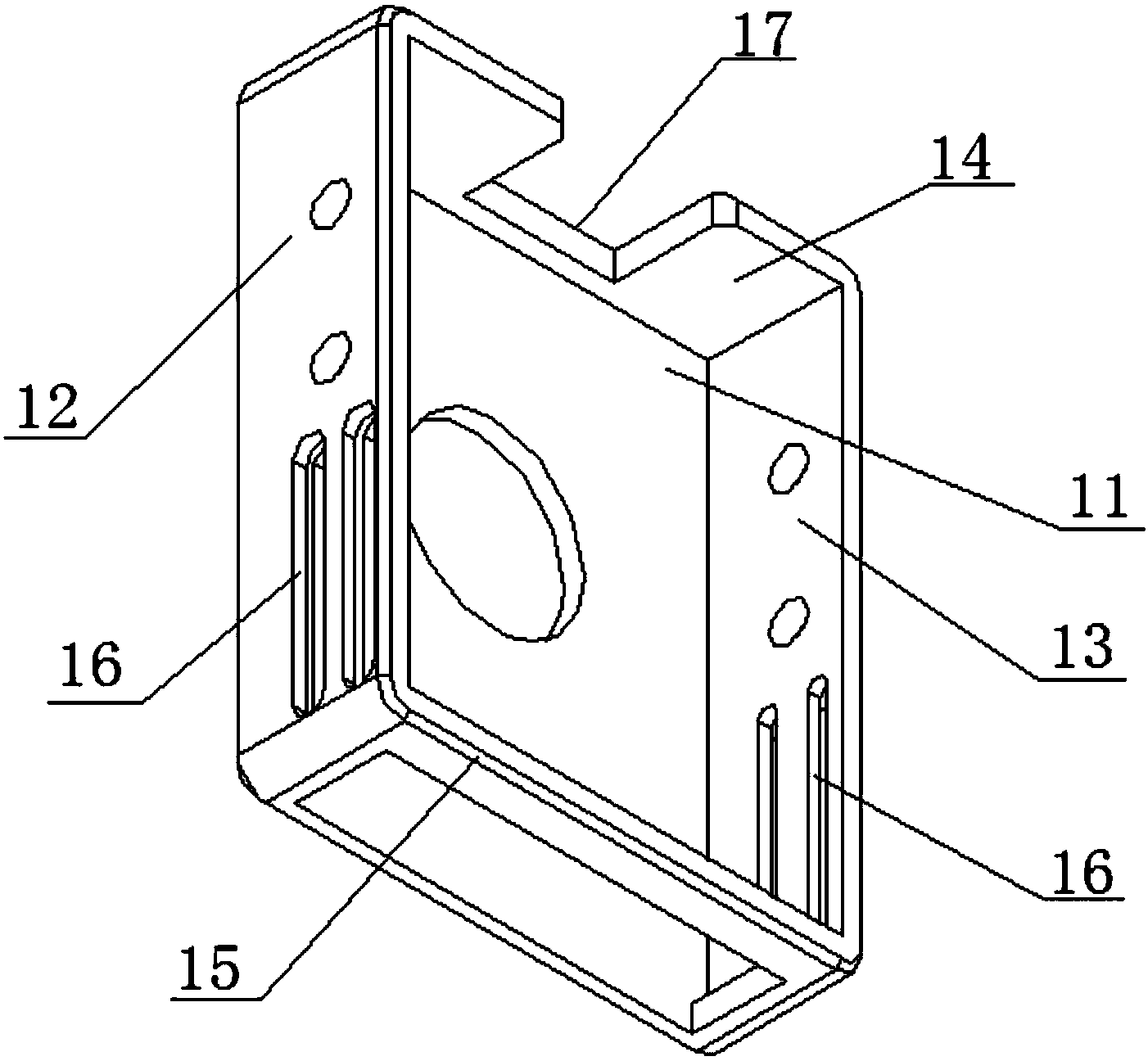 Multifunctional fast GIS partial discharge measuring sensor fixing device