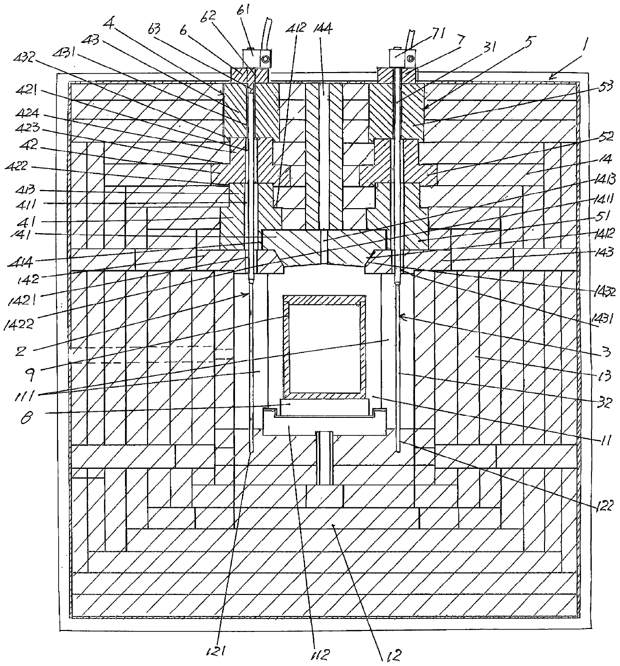 Electronic product high-temperature sintering furnace