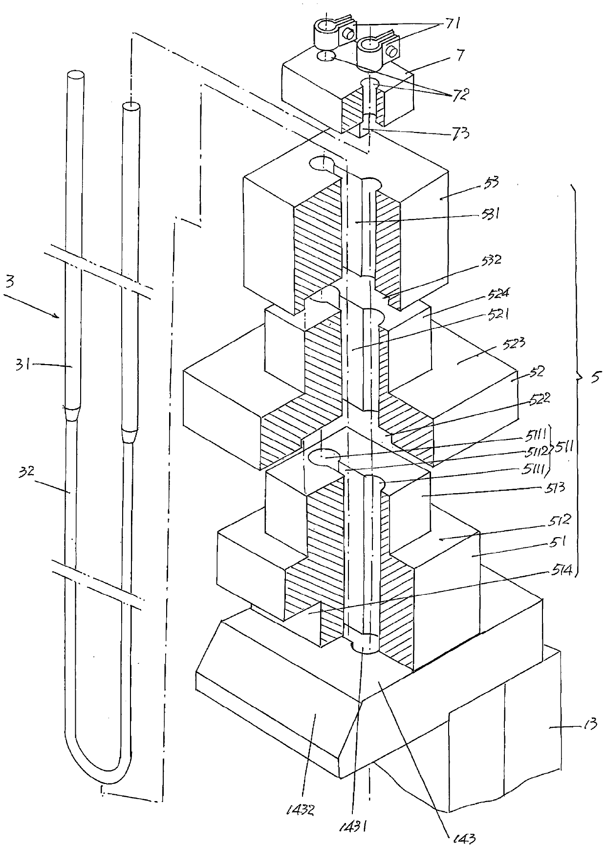 Electronic product high-temperature sintering furnace