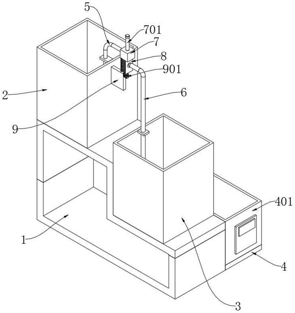 Siphon type petroleum single well metering device for oilfield exploitation