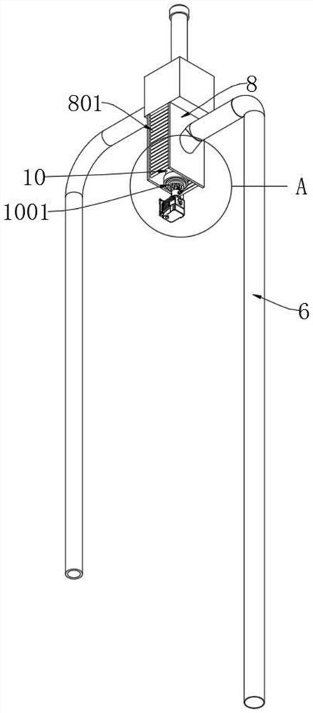 Siphon type petroleum single well metering device for oilfield exploitation