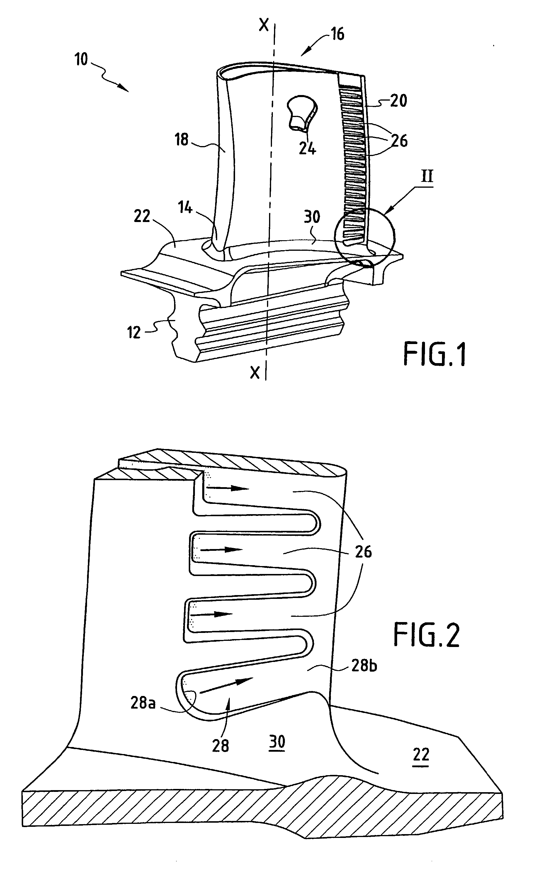 High-temperature behavior of the trailing edge of a high pressure turbine blade