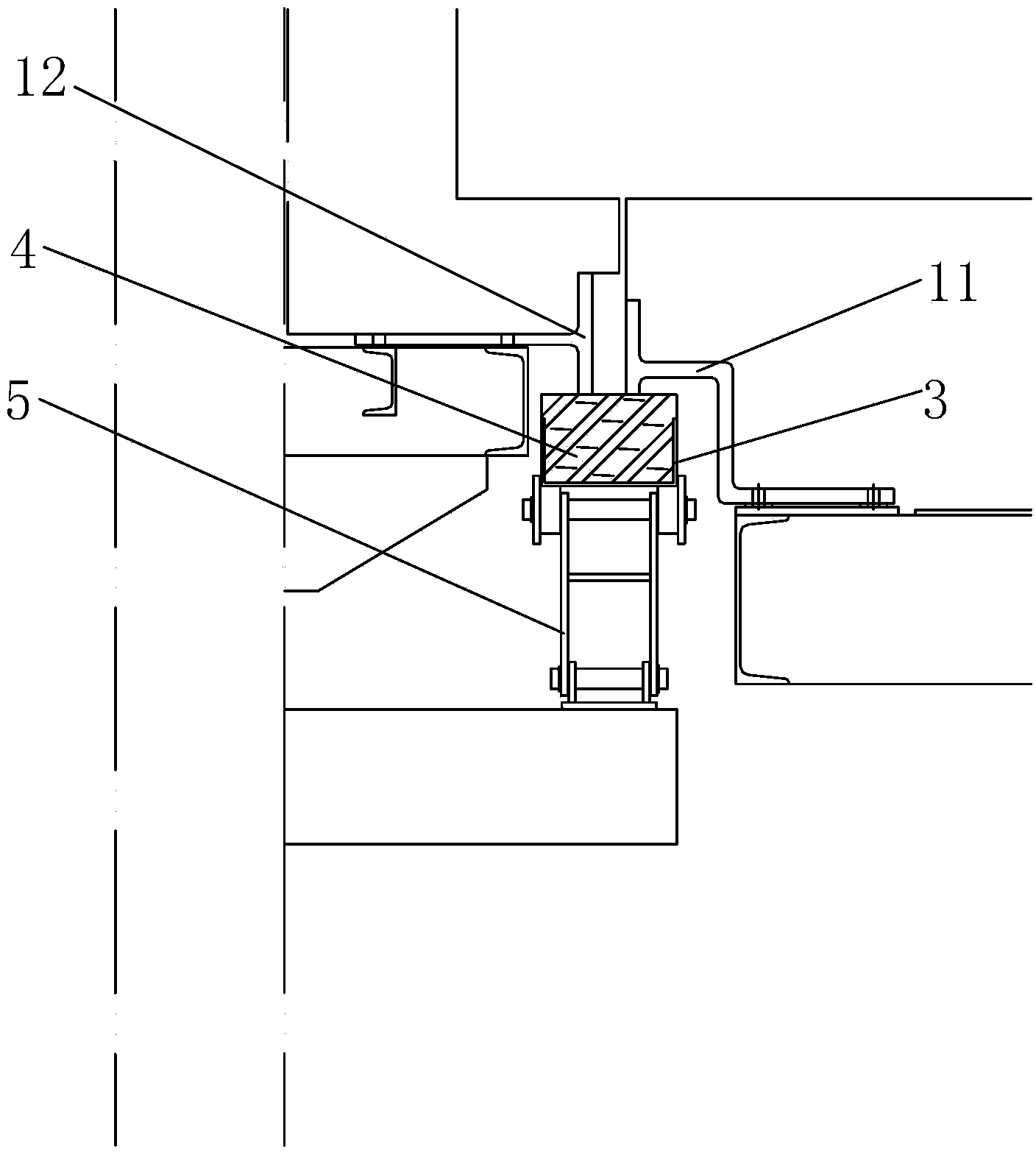 Side sealing device of thermal treatment furnace