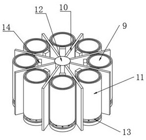 Microorganism regular sampling and detecting device