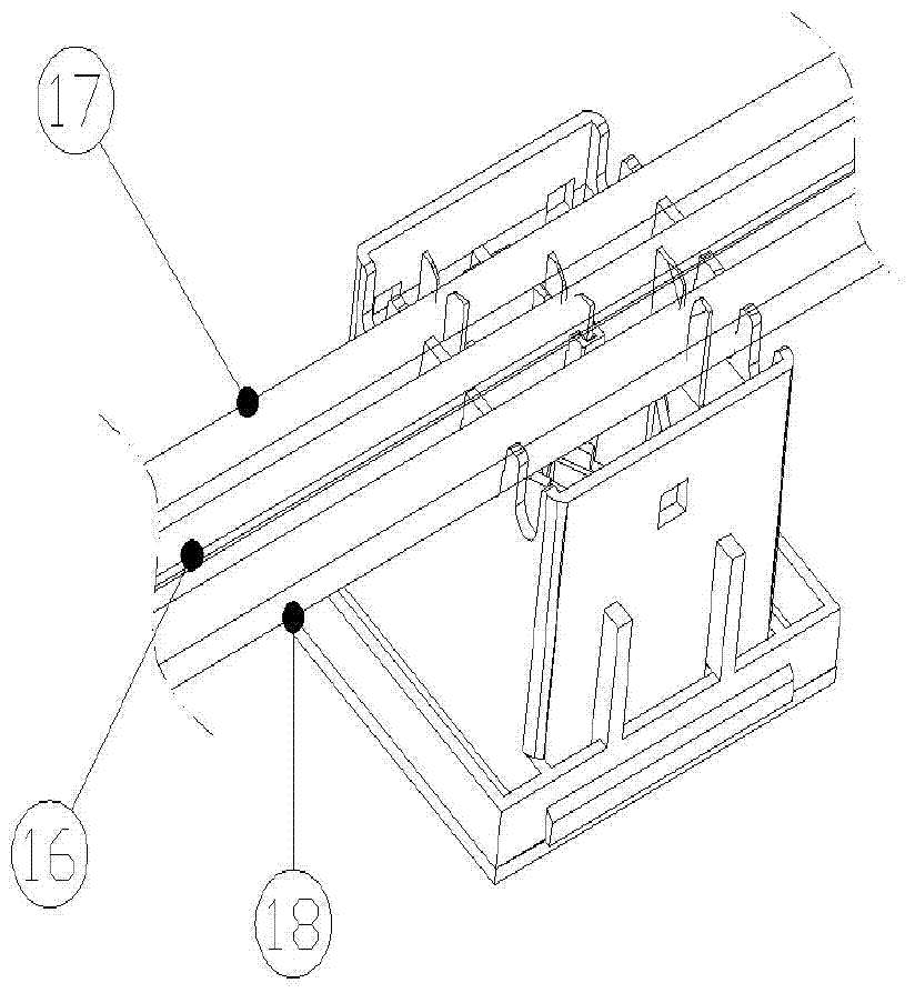 Through-bus card-connected ultra-large load capacity ring wiring with high reliability pdu