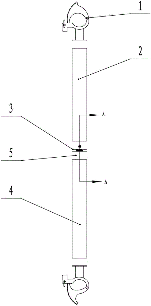 'Yi' shape insulating embraced mast for on-load replacement of high pressure cascade fuse