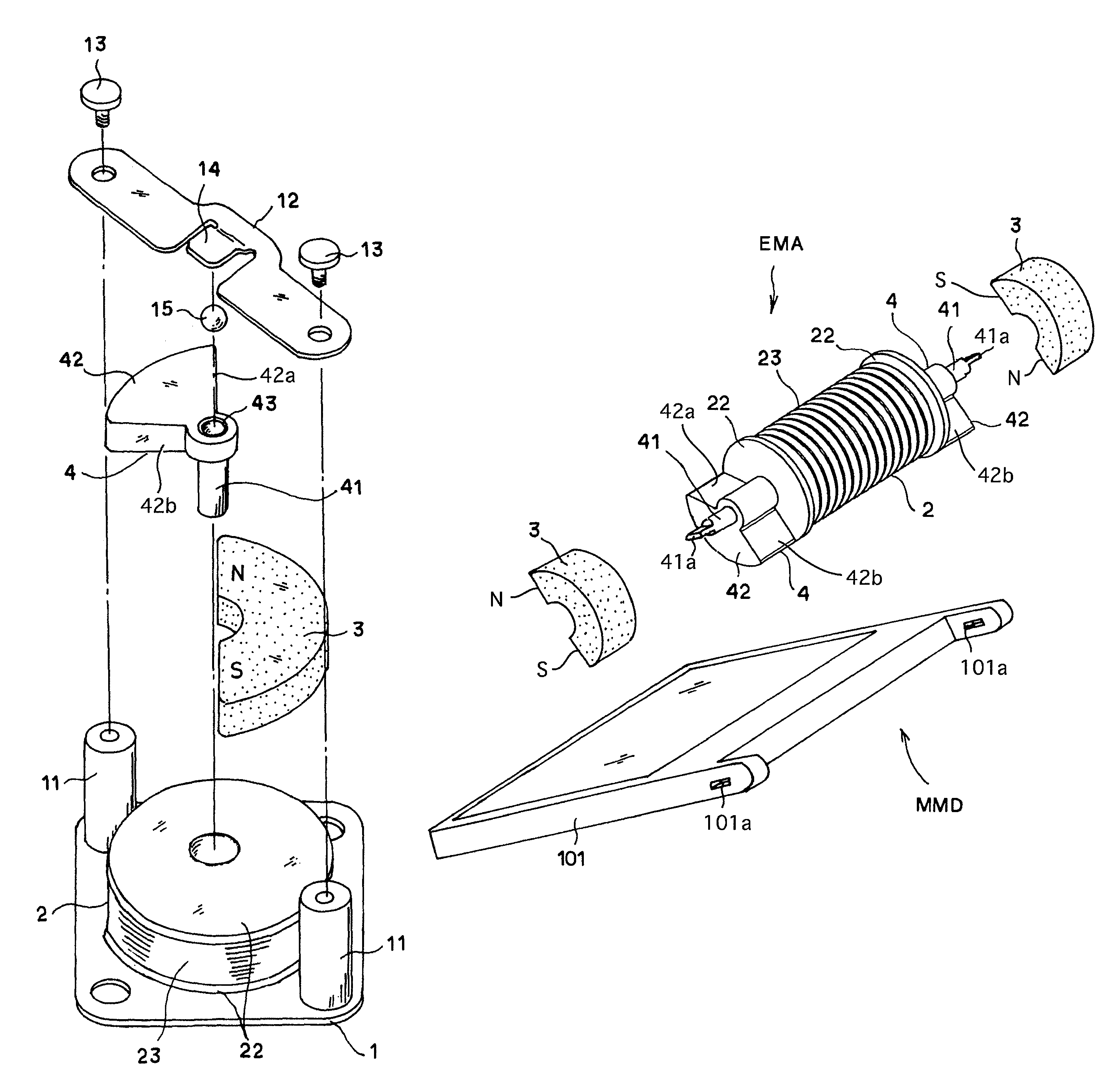 Electromagnetic actuator