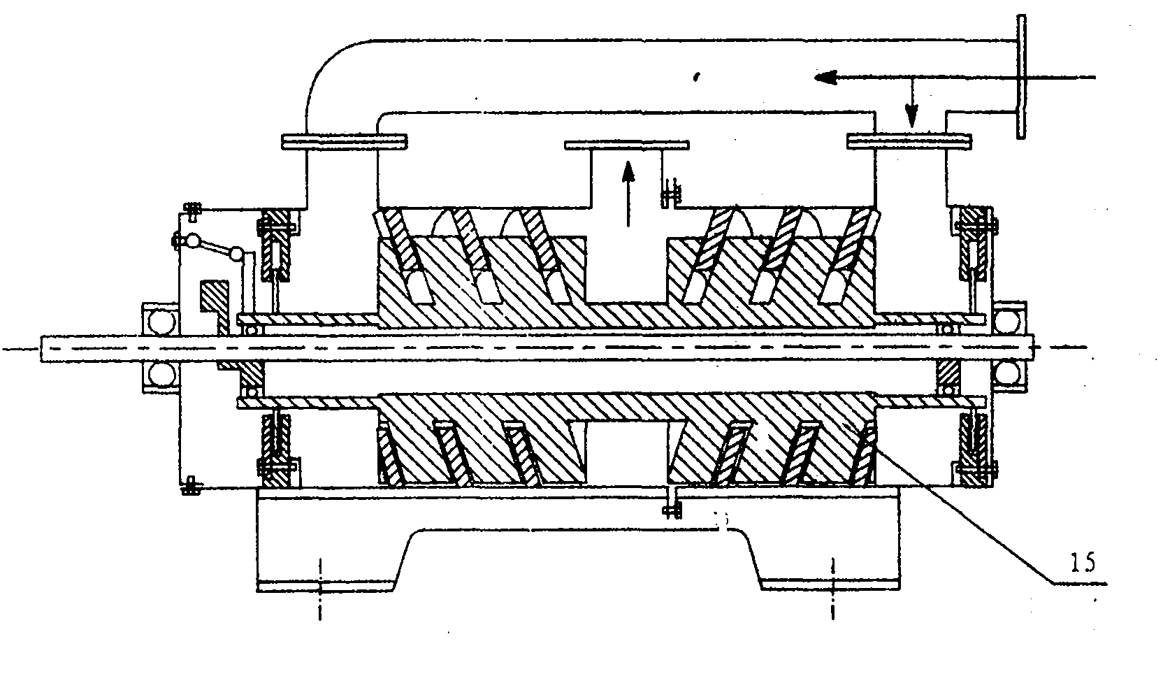 Spiral fluid turbine pump