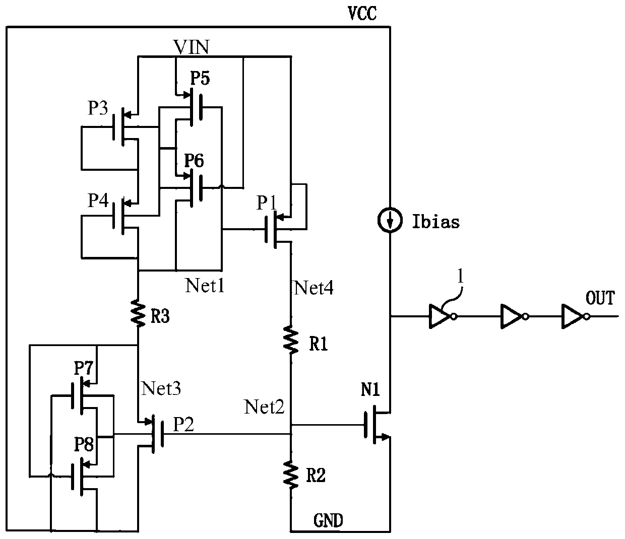 Use the voltage detection circuit on io