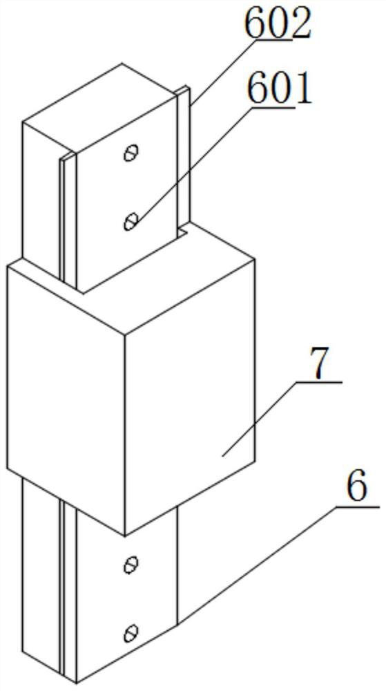 Pickling galvanized grid hanging tool with anti-falling protection function