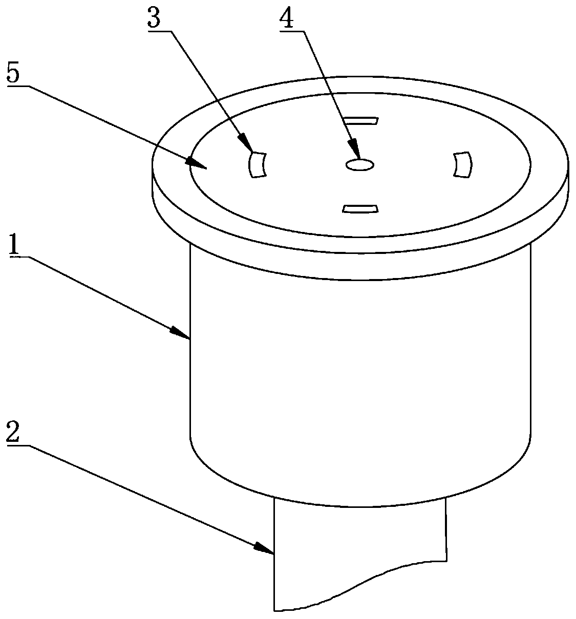 Filtering structure of municipal drainage pipeline