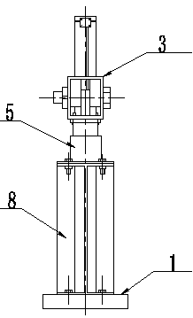 Simulation condition tester for supporting leg type hydraulic cylinder