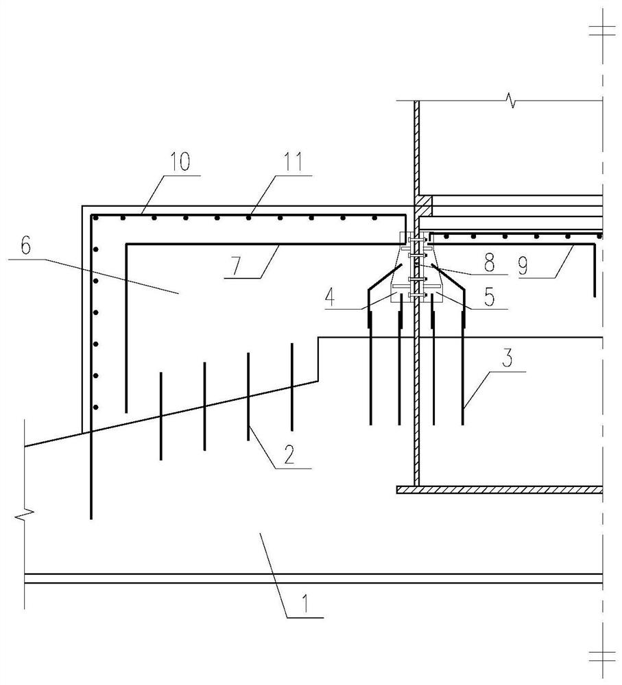 A local reinforcement device and reinforcement method for the foundation ring of a wind power generating set