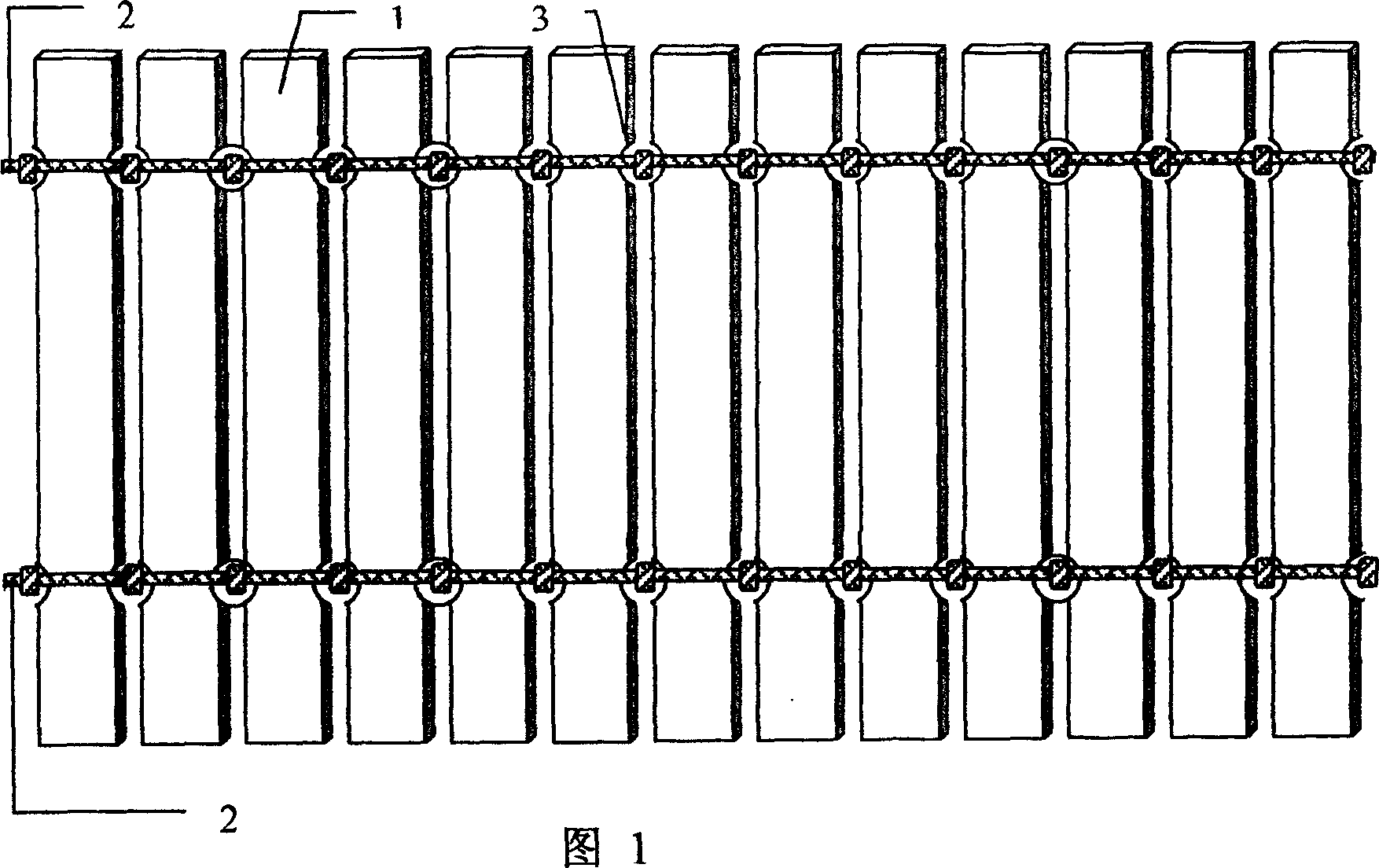 Bamboo slip type coarctation tea