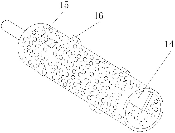 Linen fiber bleaching device for textile production