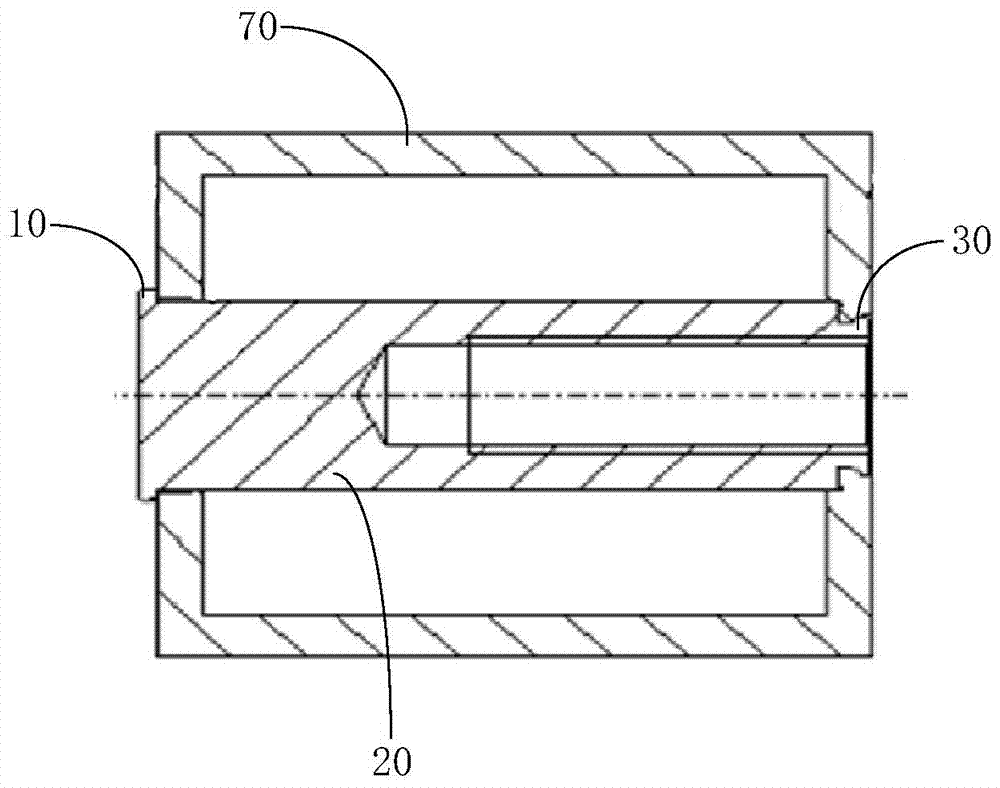 Turnbuckle nut, fastener and installation method thereof