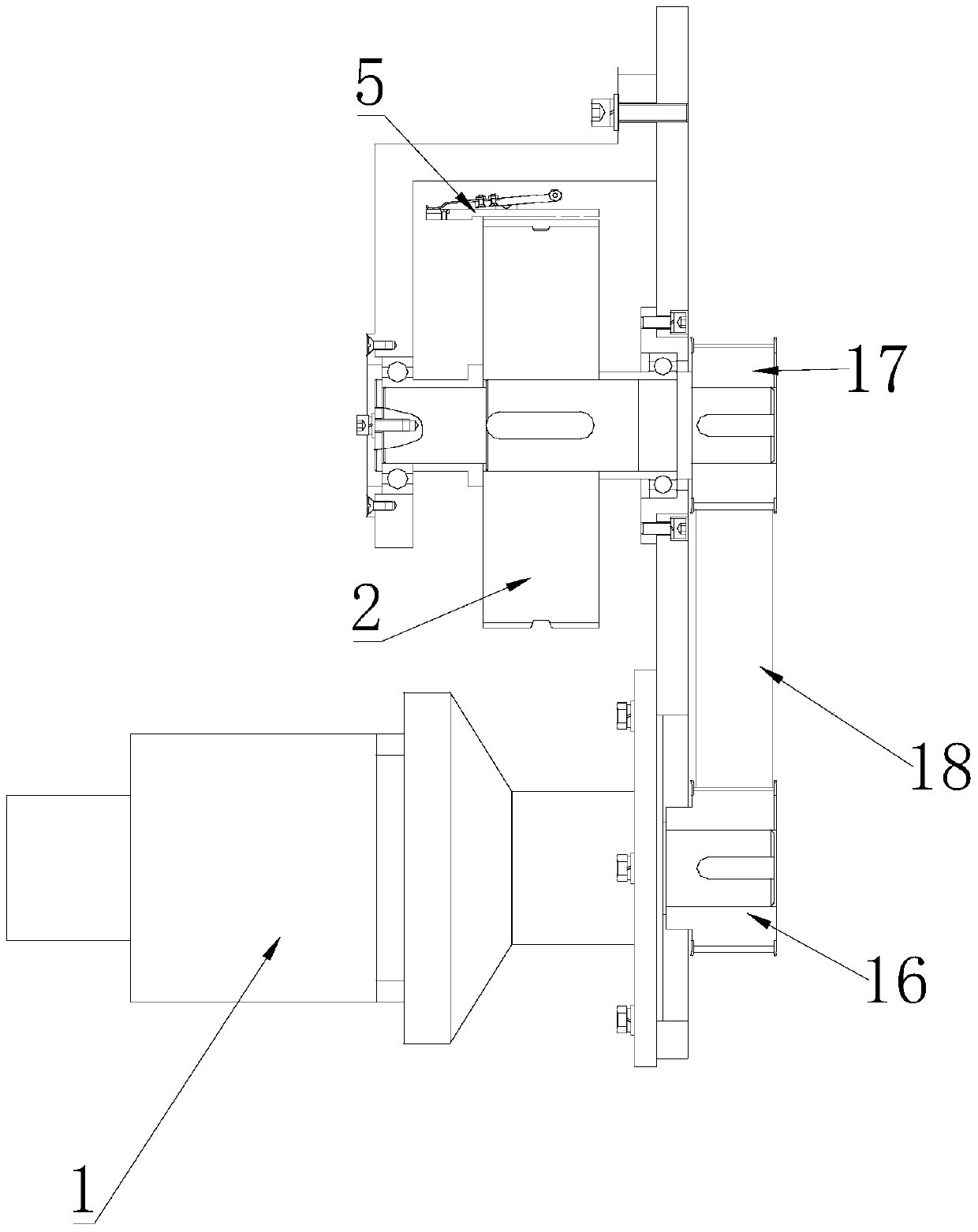 Horizontal automatic flat die-cutting and creasing machine and its die-cutting method