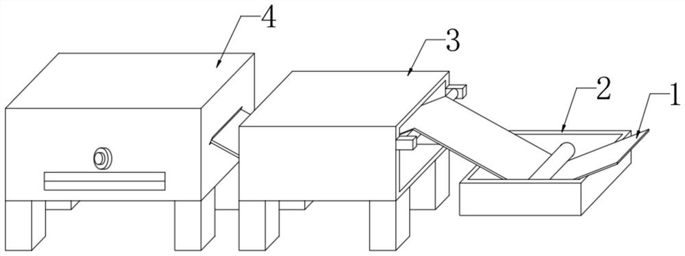 Waterproof treatment device for fabric