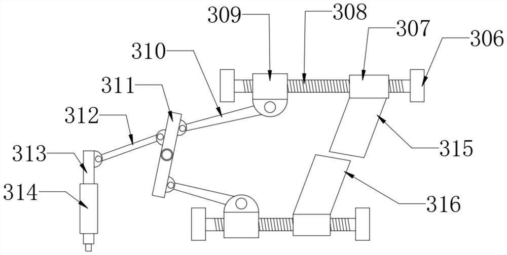 Waterproof treatment device for fabric