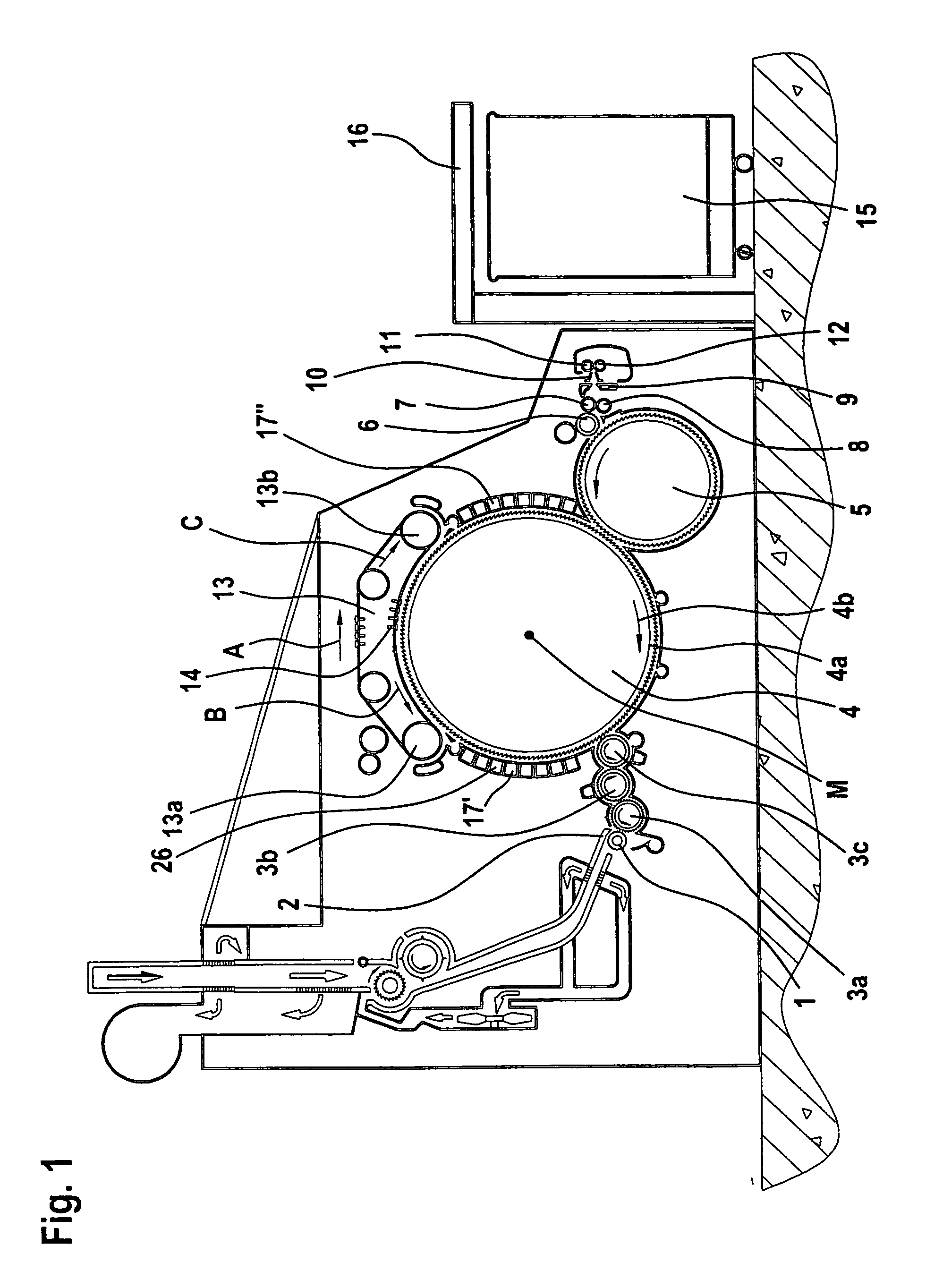 Apparatus on a spinning preparation machine, especially a flat card, roller card, or the like, for adjusting the carding clearance