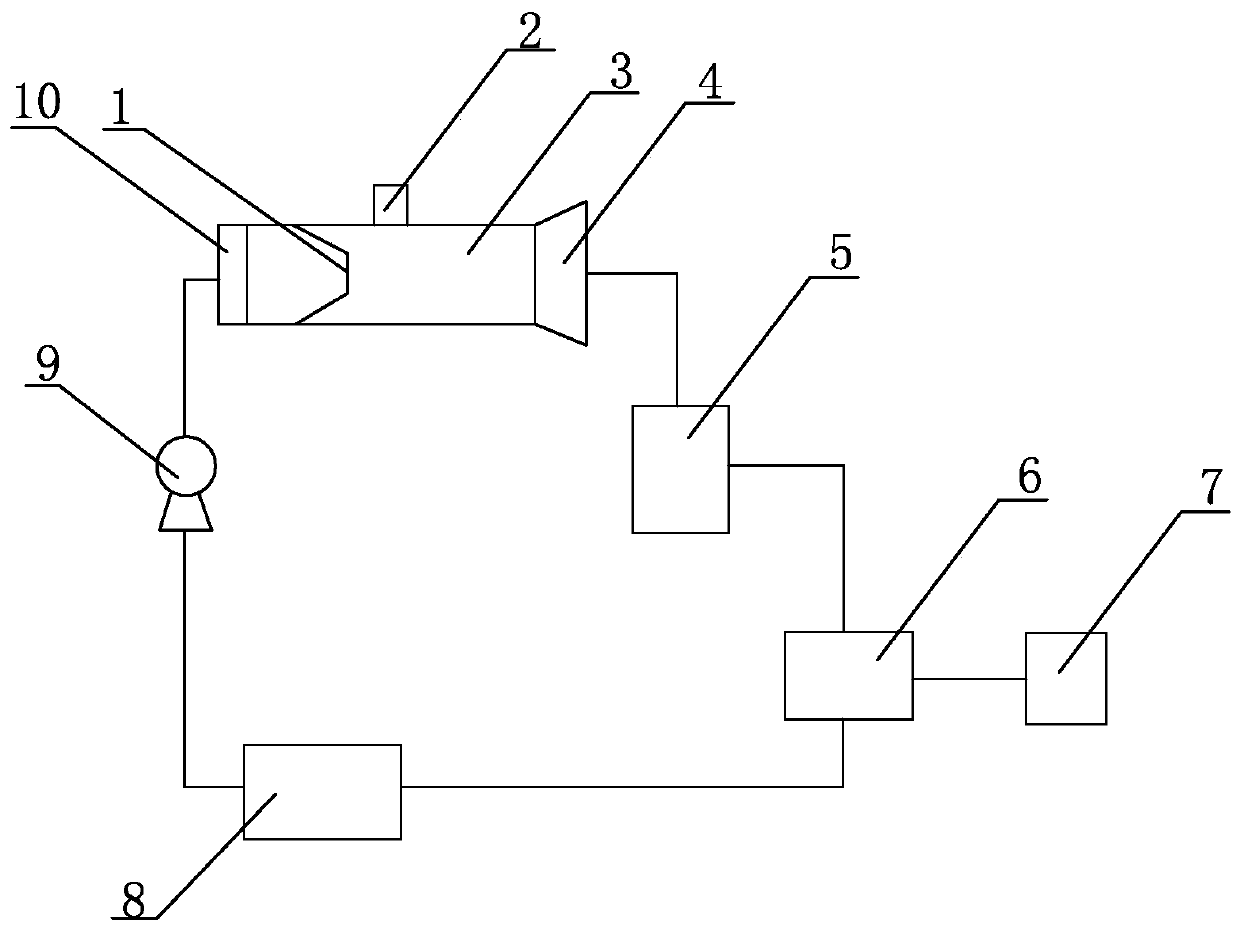 Ultra-high molecular weight polyethylene continuous water washing device and method