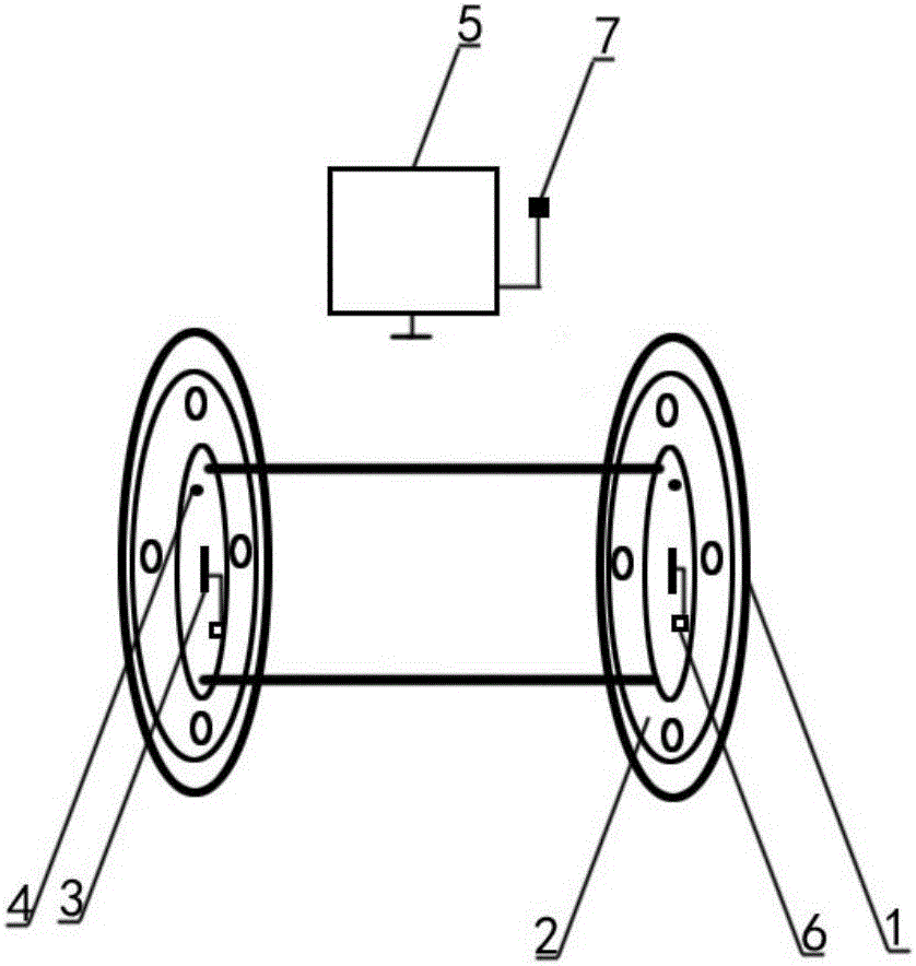 Connection tightness detection apparatus for flexible rubber joint