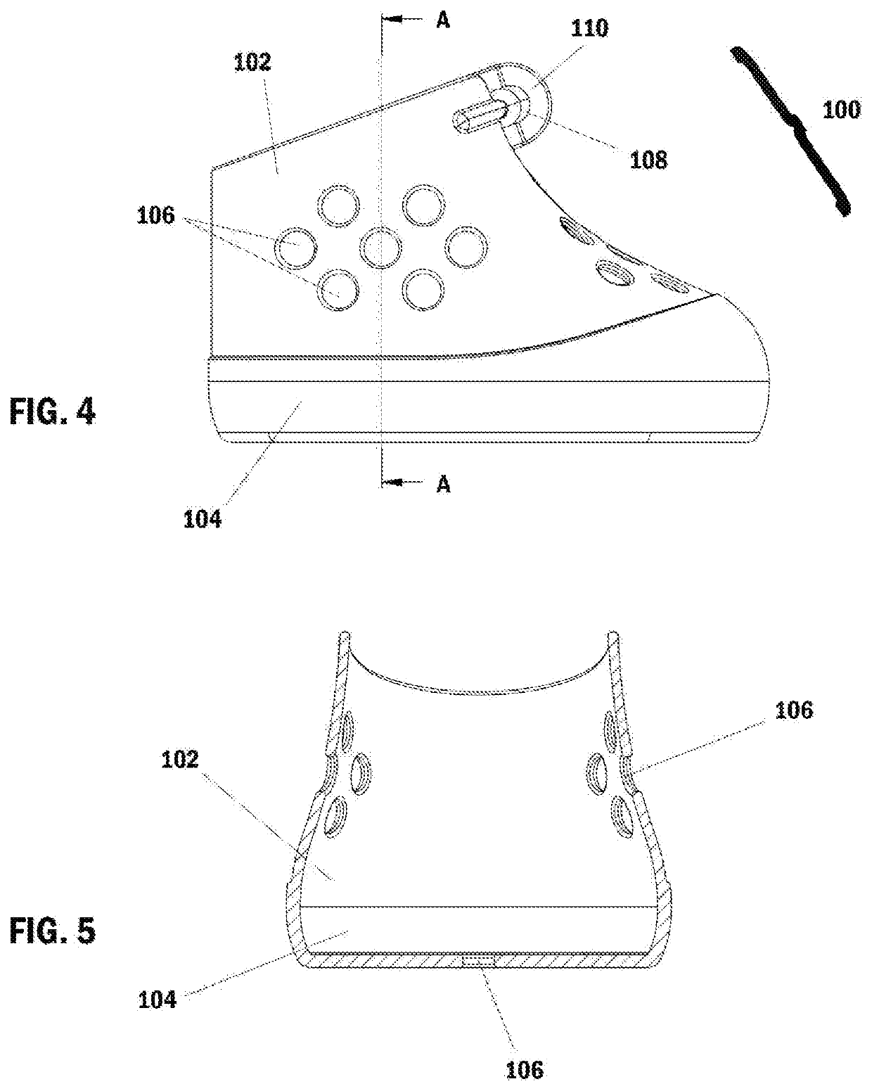 Wearable vented non-pinching pet shoe device