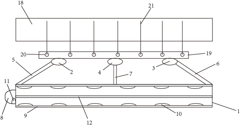 Double-layer paver ironing device with cleaning function