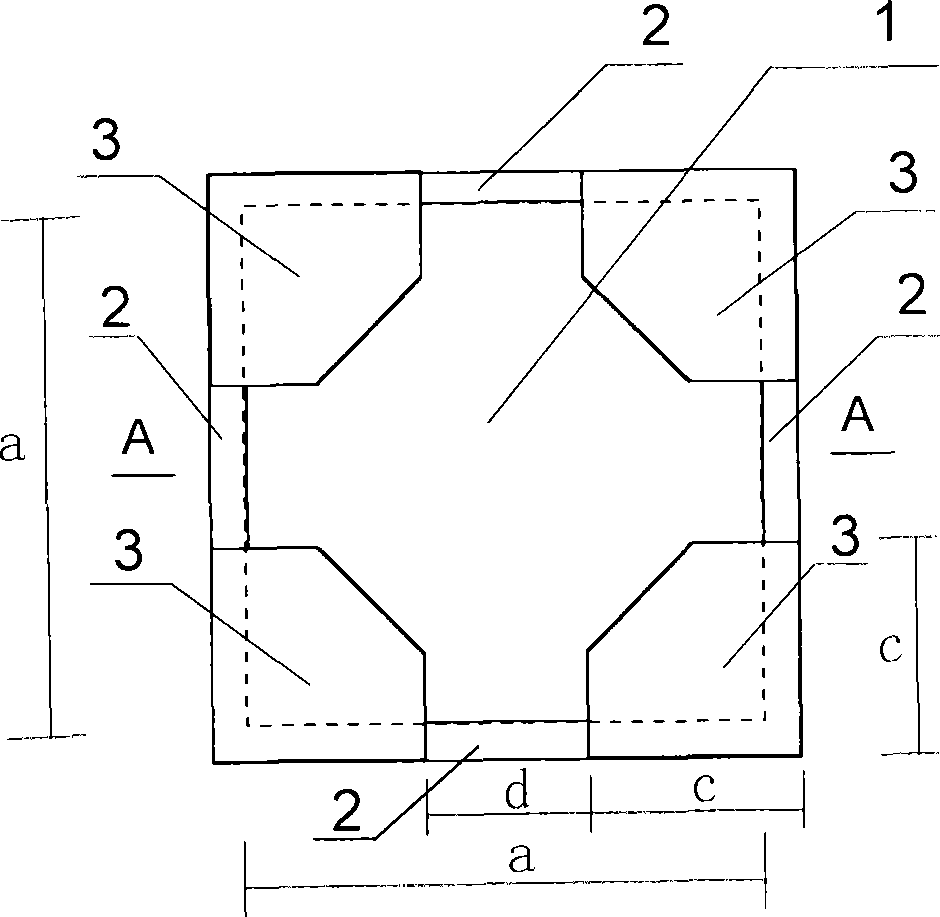 Locating slip support of large-span space structure